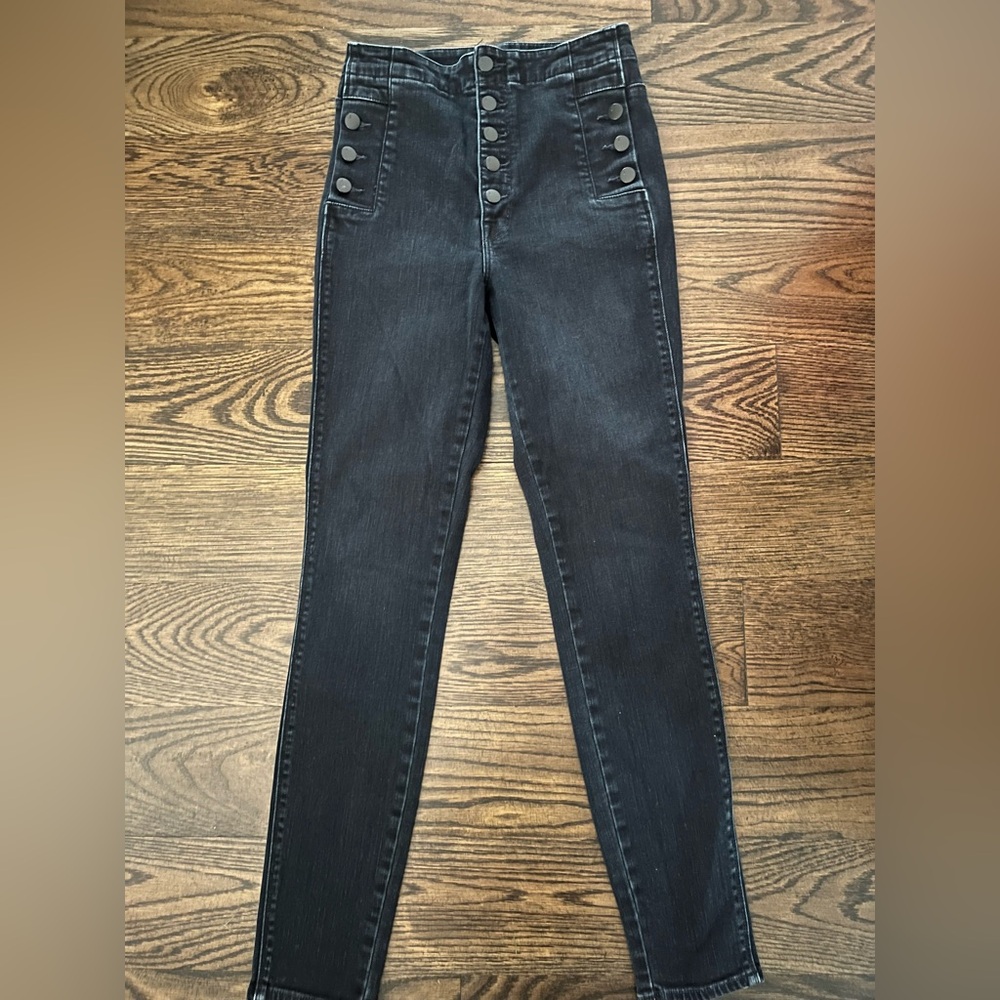 J Brand Black High Rise Jeans